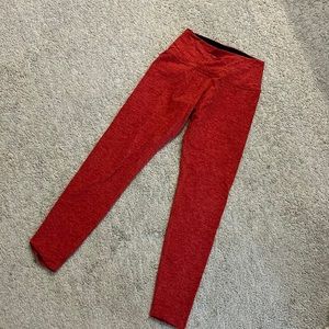 Beyond yoga red space dye 7/8 leggings